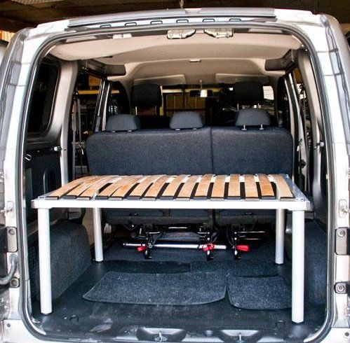 vista desde el maletero